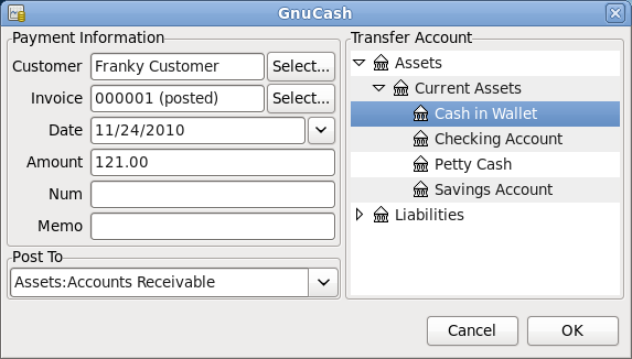 Process Payment Window